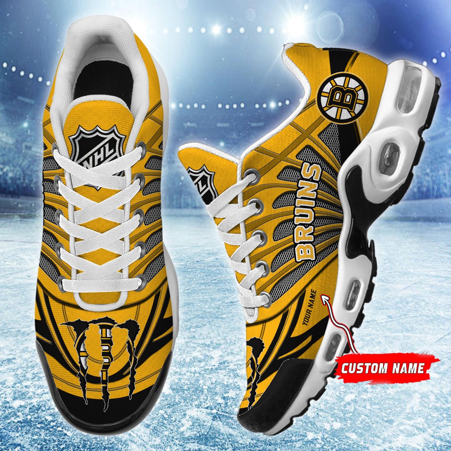 Boston Bruins 2024 New Shoes