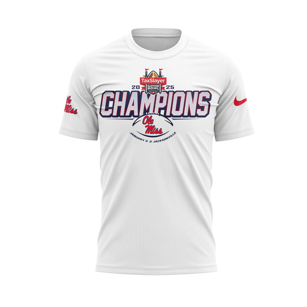 Ole Miss Football Gator Bowl Champs T-shirt