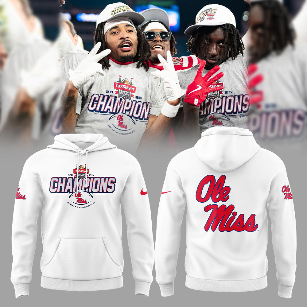 Ole Miss Football Gator Bowl Champs Hoodie