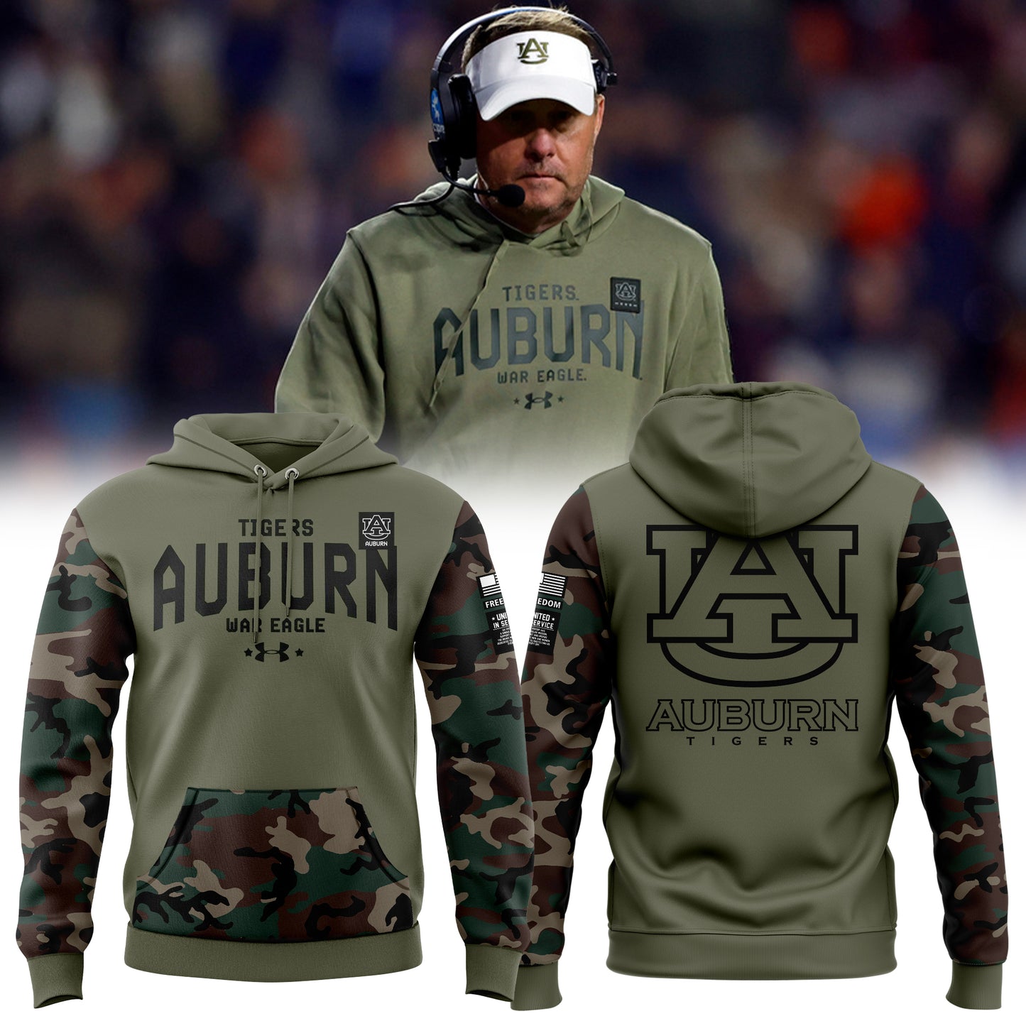 Special 2024 Military Appreciation Auburn Tigers Hoodie