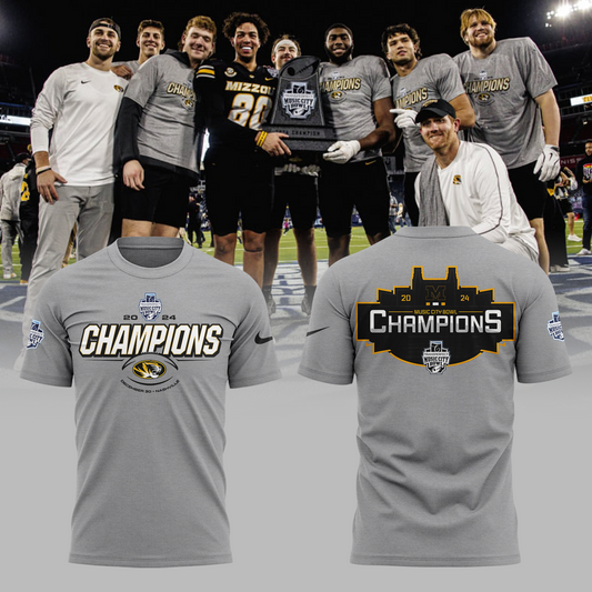 Missouri Tigers NCAA Music City Bowl Champions Limited Edition Tshirt 2025