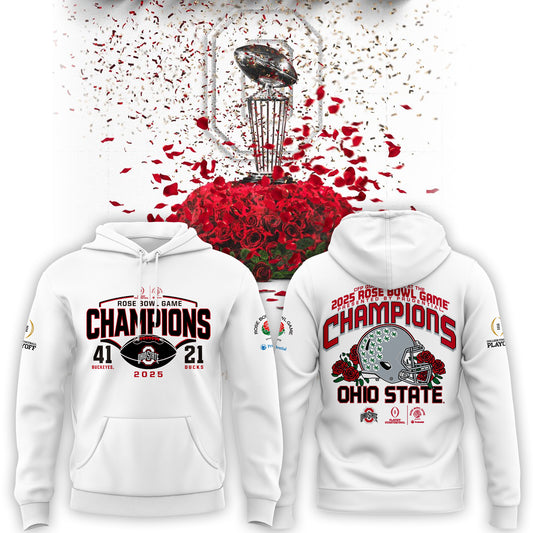 Limited Edition Ohio State Buckeyes College Football Playoff 2025 Rose Bowl Champions