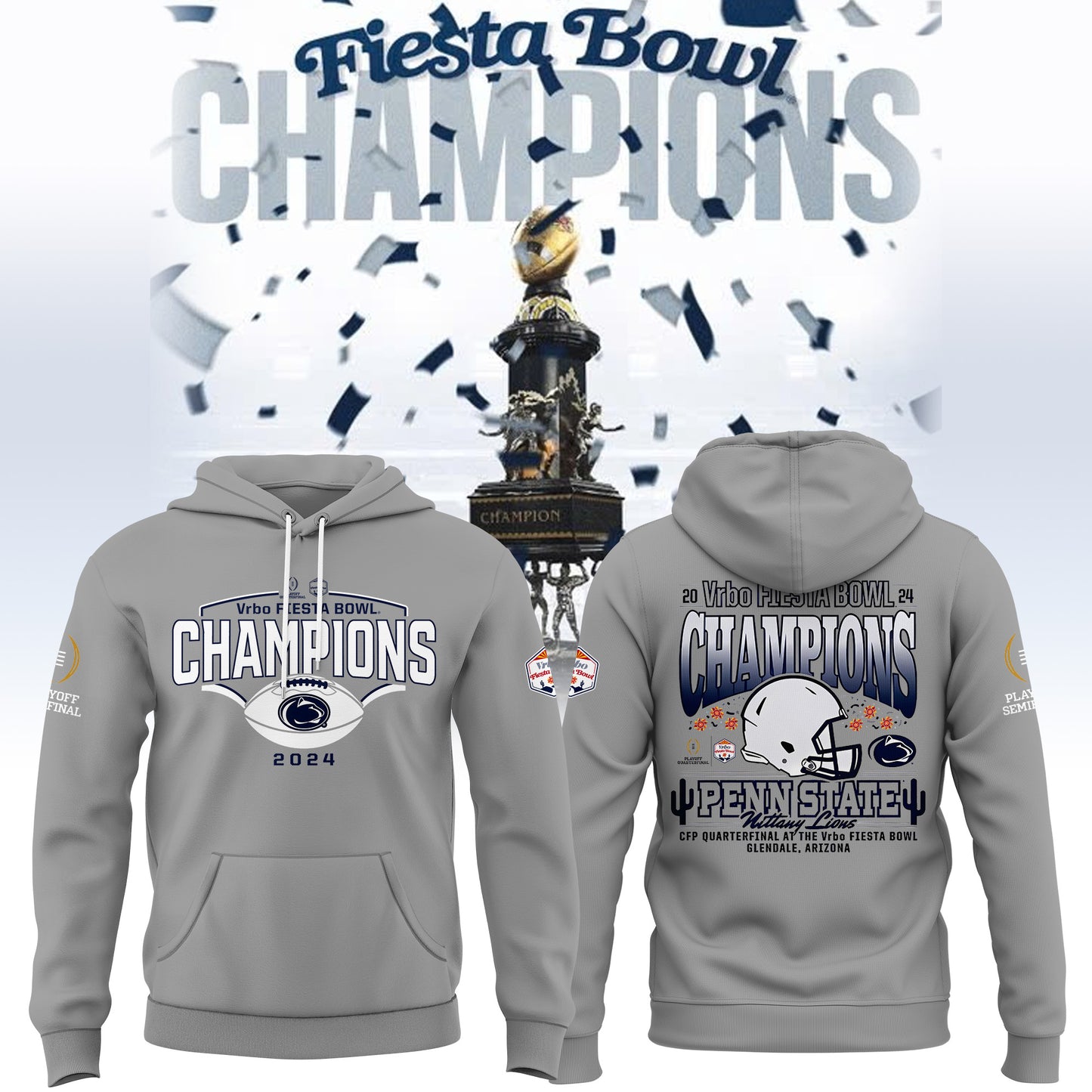 FIESTA BOWL CHAMPIONS! Penn State Football Hoodie