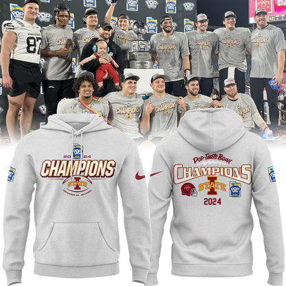 2024 Pop Tarts Bowl Champions Iowa State Football Limited Edition Hoodie