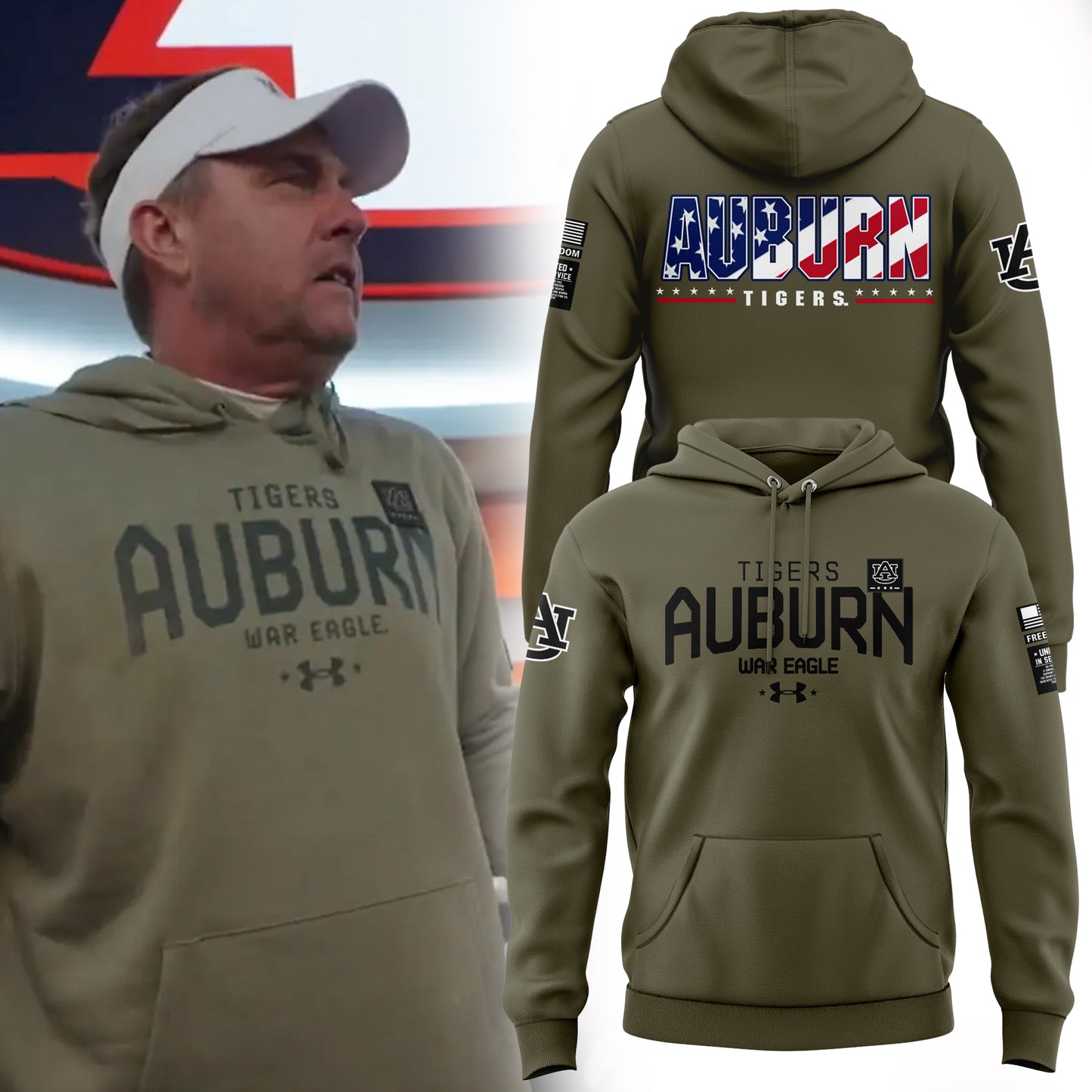 Special 2024 Military Appreciation Auburn Tigers Hoodie