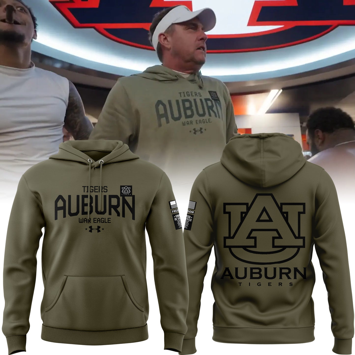 Special 2024 Military Appreciation Auburn Tigers Hoodie