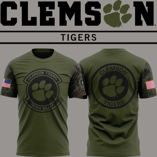 Clemson Tigers Football Team Veterans Combo Tshirt