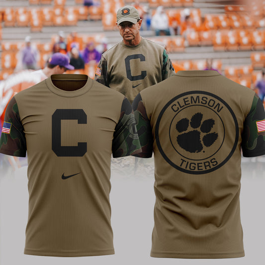 Clemson Tigers Football Team Veterans Combo Tshirt