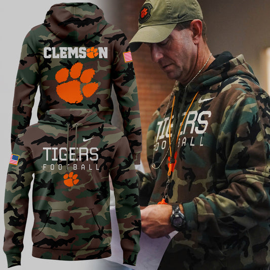 Special 2024 Military Appreciation Clemson Tigers Football Hoodie