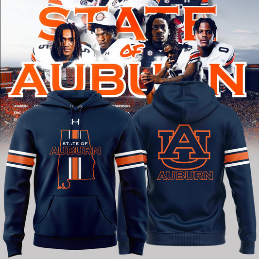 Special New State of Auburn Football Hoodie