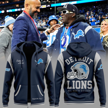 Detroit Lions Special Zip Hoodie Flavor Flav gift for Fans