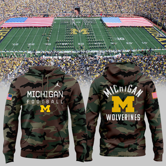 Special 2024 Military Appreciation Michigan Football 2024 Hoodie