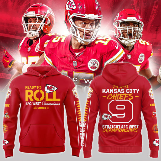 Special New AFC WEST CHAMPIONS Kansas City Chiefs Hoodie