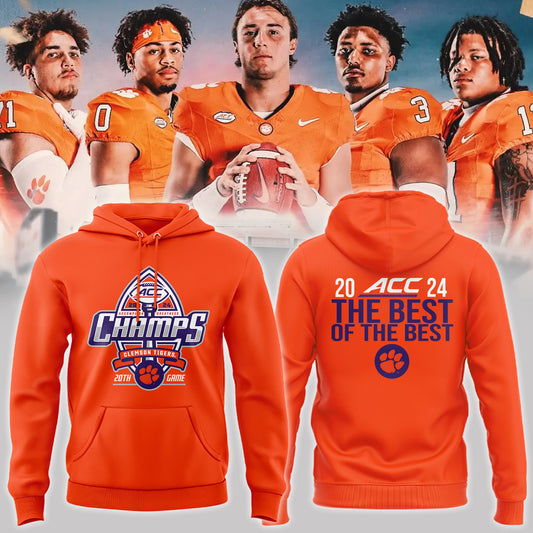 Special 2024 ACC Football Conference Champions Clemson Tigers Football Hoodie