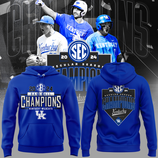 Limited edition Kentucky Wildcats Baseball Regular Season Champions Hoodie