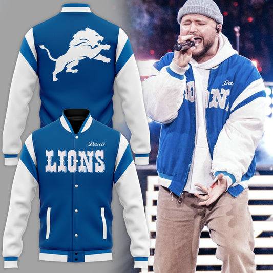 Limited Edition Quinn XCII Detroit Lions Bomber Jacket