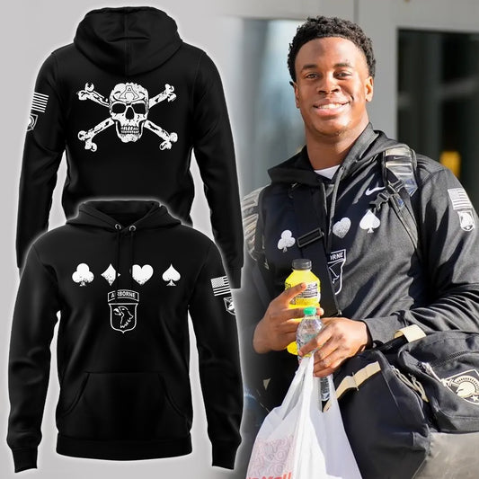 Special AirBorne Army Black Knights Football Hoodie