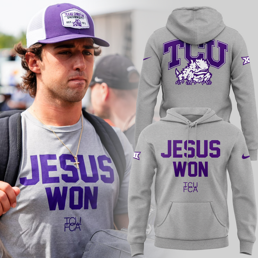 Limited Edition JESUS WON Gray Hoodie 2024