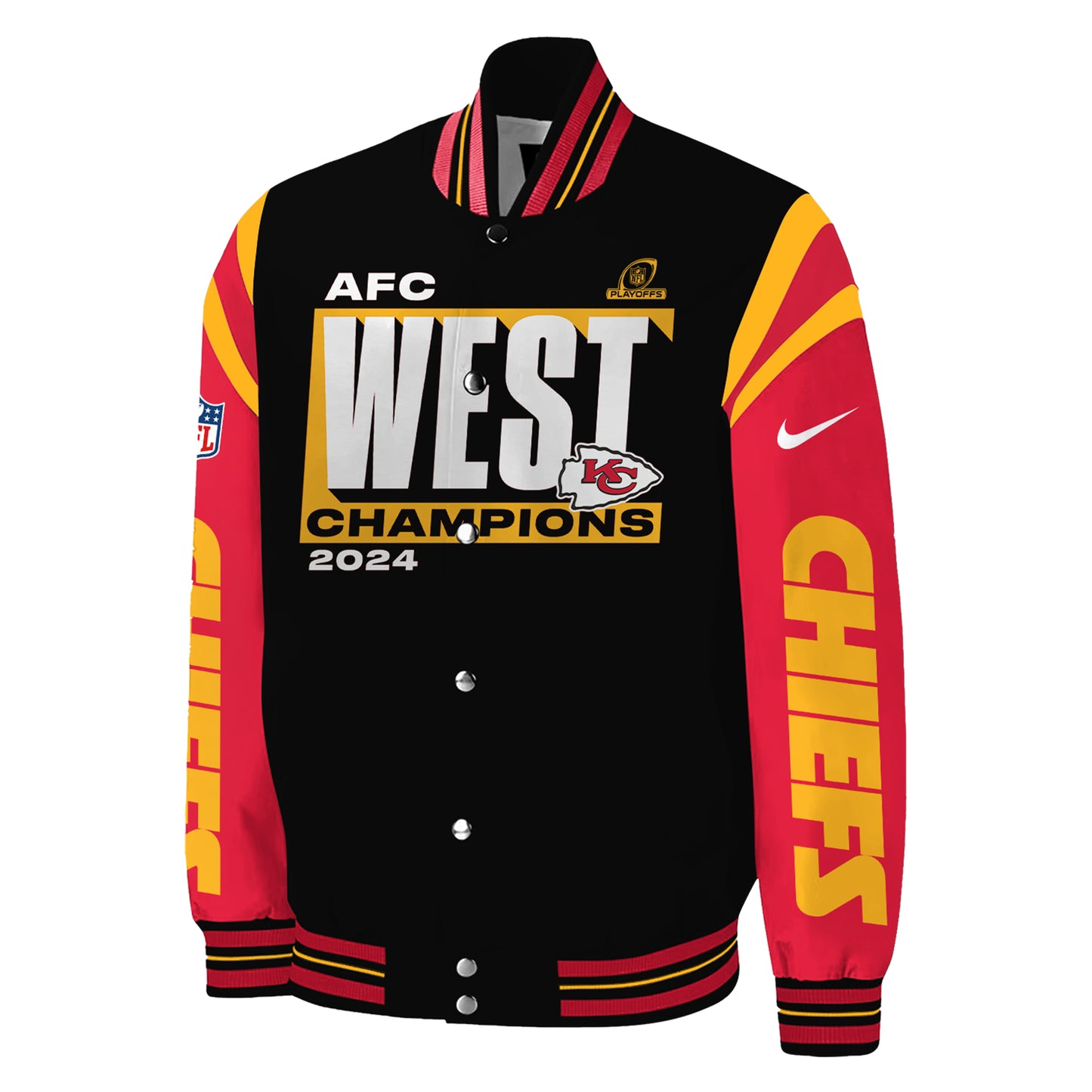 Kansas City Chiefs AFC West Champs for the ninth year in a row Bomber jacket