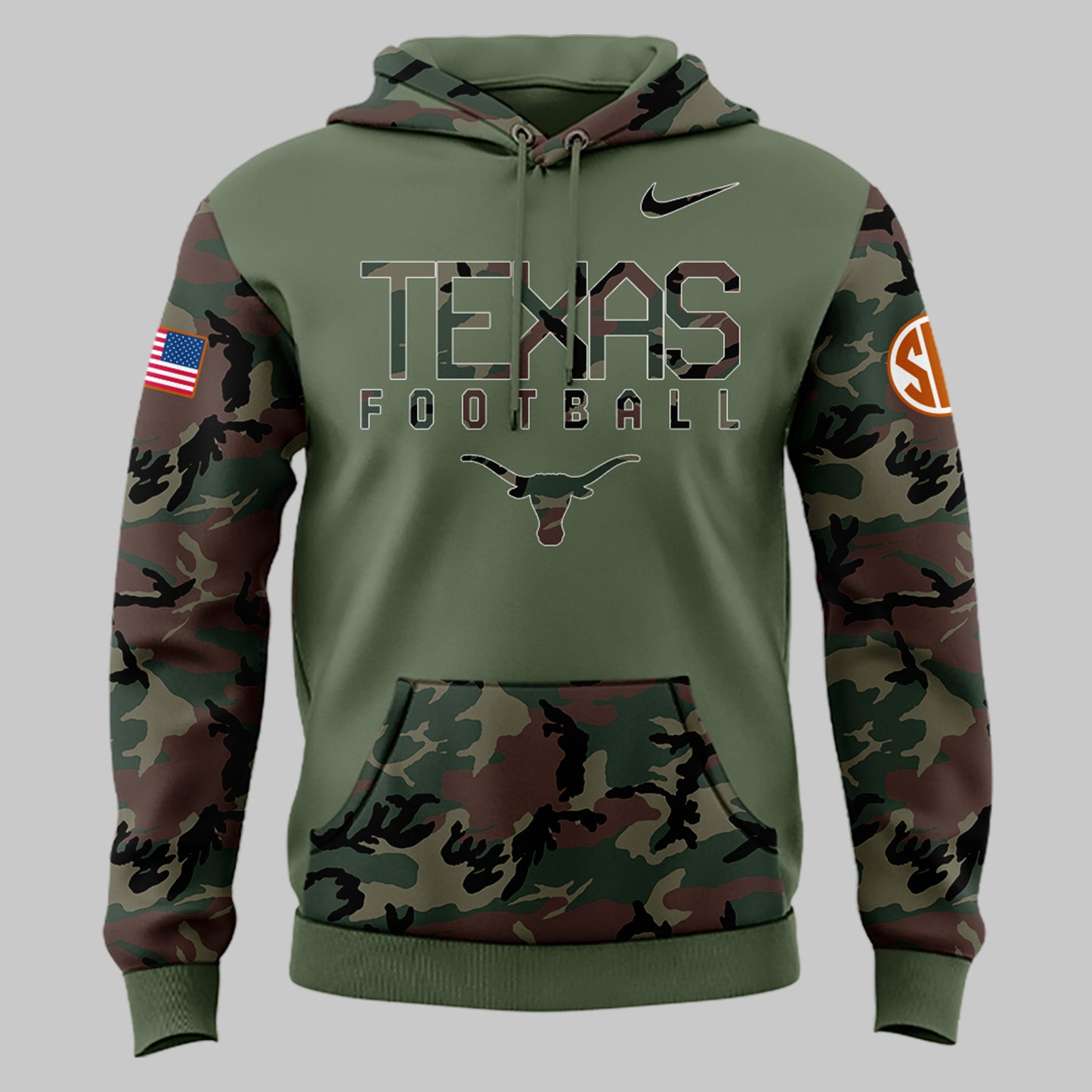 Limited Edition 2024 Military Appreciation TEXAS LONGHORNS Hoodie