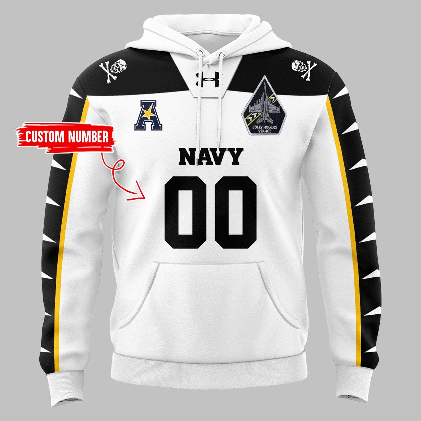 Navy Midshipmen football 2024 Limited Edition Hoodie Custom Number