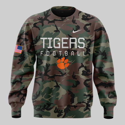 Special 2024 Military Appreciation Clemson Tigers Football Sweatshirt