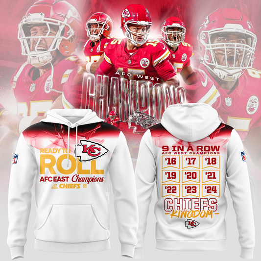 Special New AFC WEST CHAMPIONS Kansas City Chiefs Hoodie