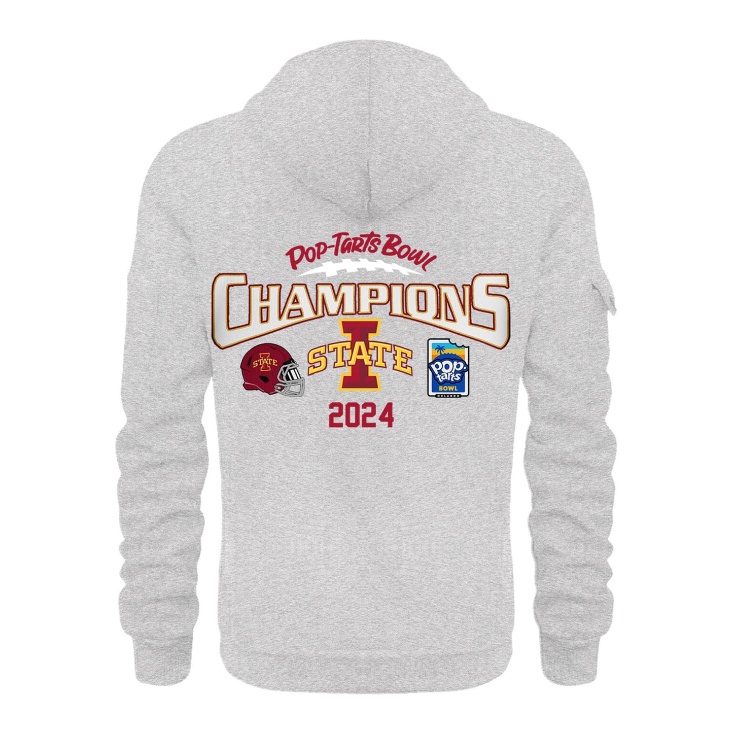 2024 Pop Tarts Bowl Champions Iowa State Football Limited Edition Half Zip Hoodie