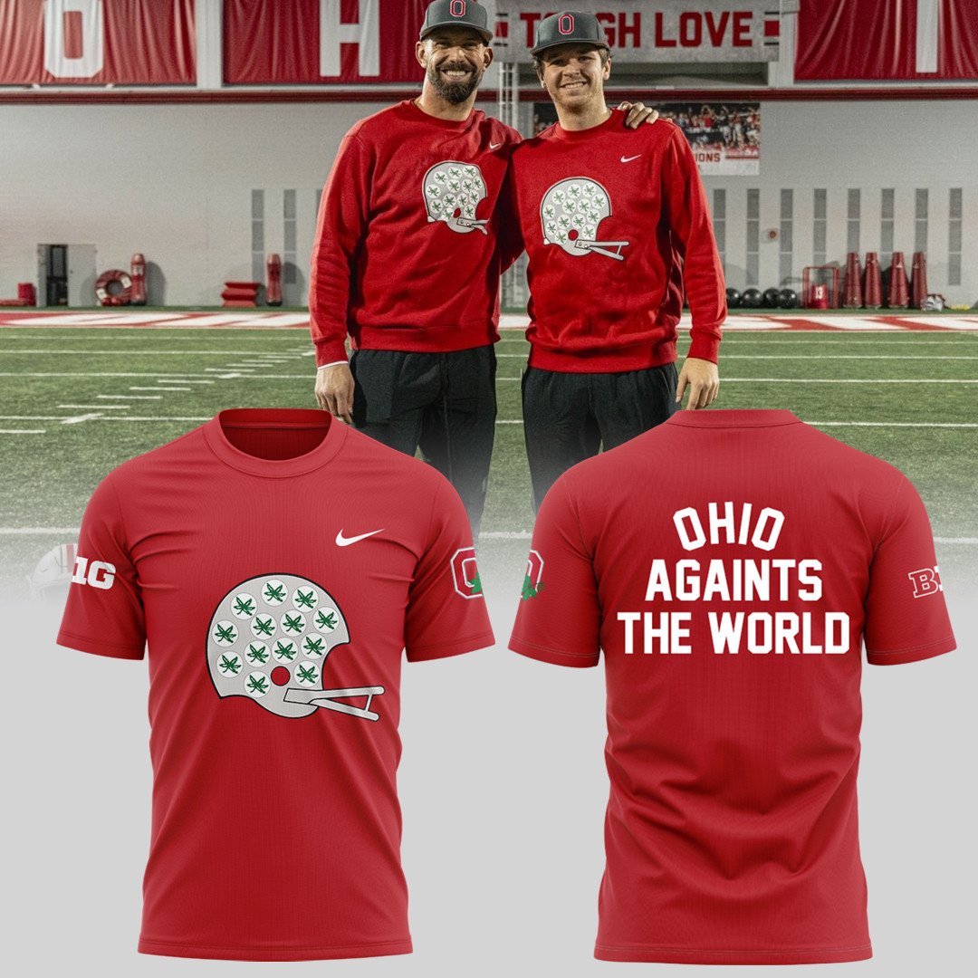 Limited Edition Ohio State – Throwback Helmet T-Shirt Joggers