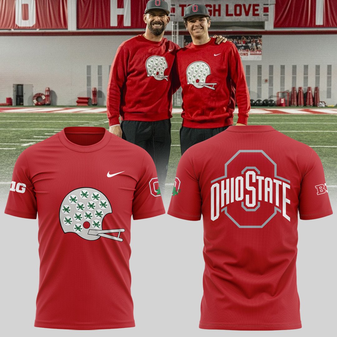 Limited Edition Ohio State – Throwback Helmet T-Shirt Joggers