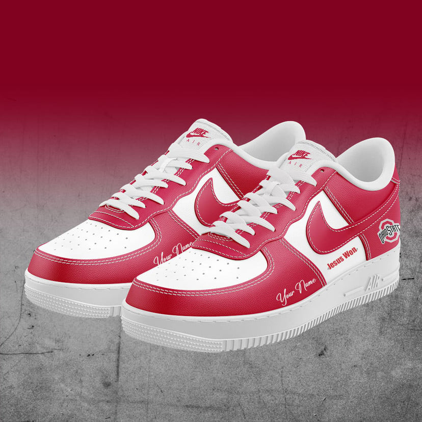 Ohio State Custom Name 2024 AF1 SNEAKER