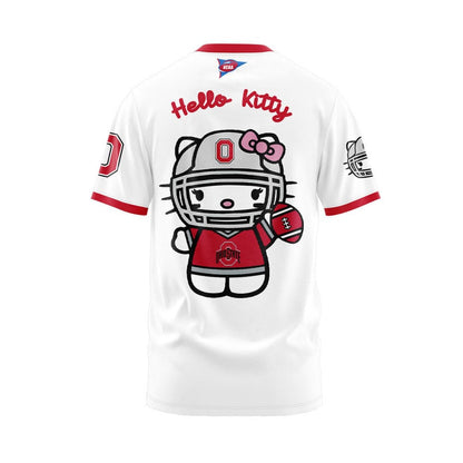 Limited Edition Ohio State Football x Hello Kitty Tshirt 2024