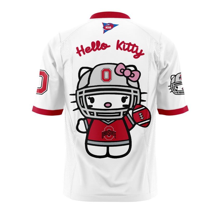 Limited Edition Ohio State Football x Hello Kitty Jersey