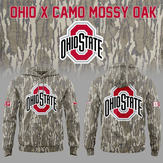 Limited Edition Ohio State x Camo Mossy Oak Hoodie