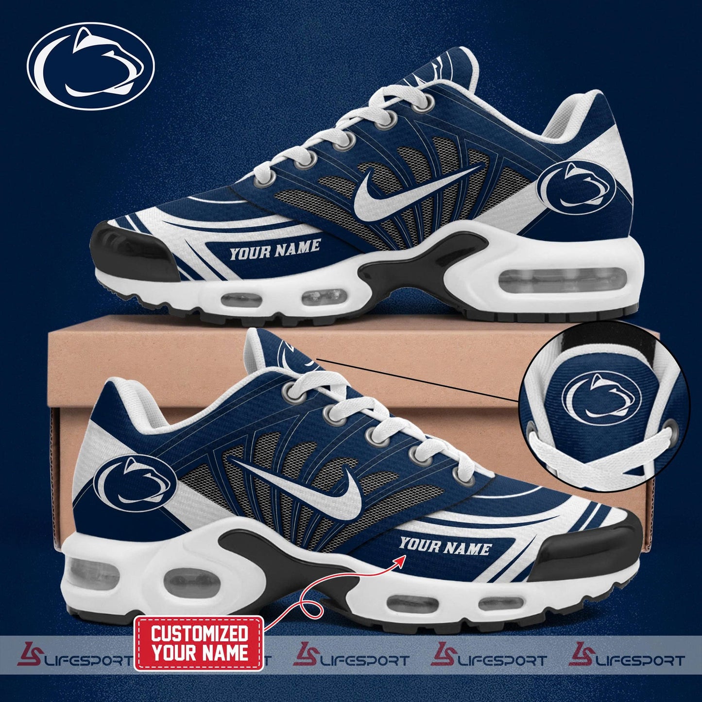 Penn State Nittany Lions NCAA 2024 New Shoes