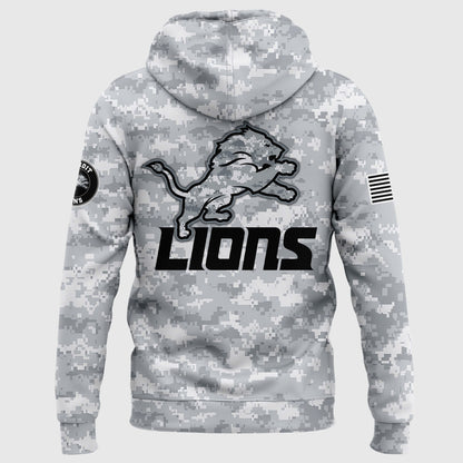 Men Arctic Camo Detroit Lions 2024 Salute to Service Club Fleece Pullover Hoodie, Salute to Service 2024