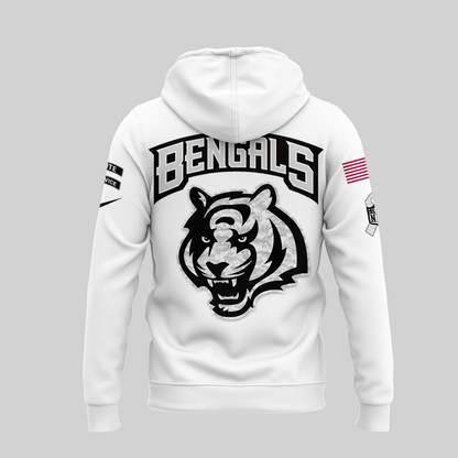 Limited Edition Cincinnati Bengals 2024 Salute to Service Hoodie, Salute to Service 2024