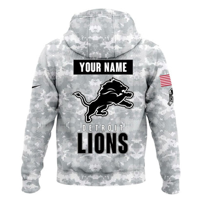 Arctic Camo Detroit Lions 2024 Salute to Service Club Hoodie 2024 Limited Edition, Salute to Service 2024