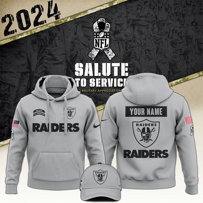 Las Vegas Raiders Arctic Camo 2024 Salute to Service Club Hoodie 2024 Limited Edition, Salute to Service 2024