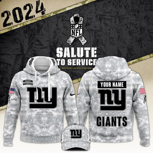 New York Giants Arctic Camo 2024 Salute to Service Club Hoodie 2024 Limited Edition, Salute to Service 2024