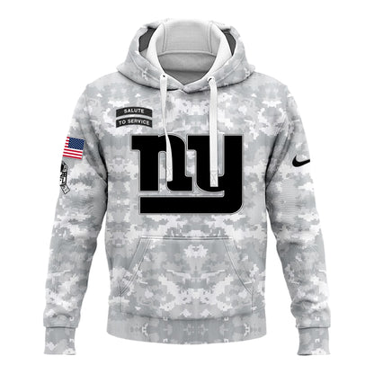 New York Giants Arctic Camo 2024 Salute to Service Club Hoodie 2024 Limited Edition, Salute to Service 2024