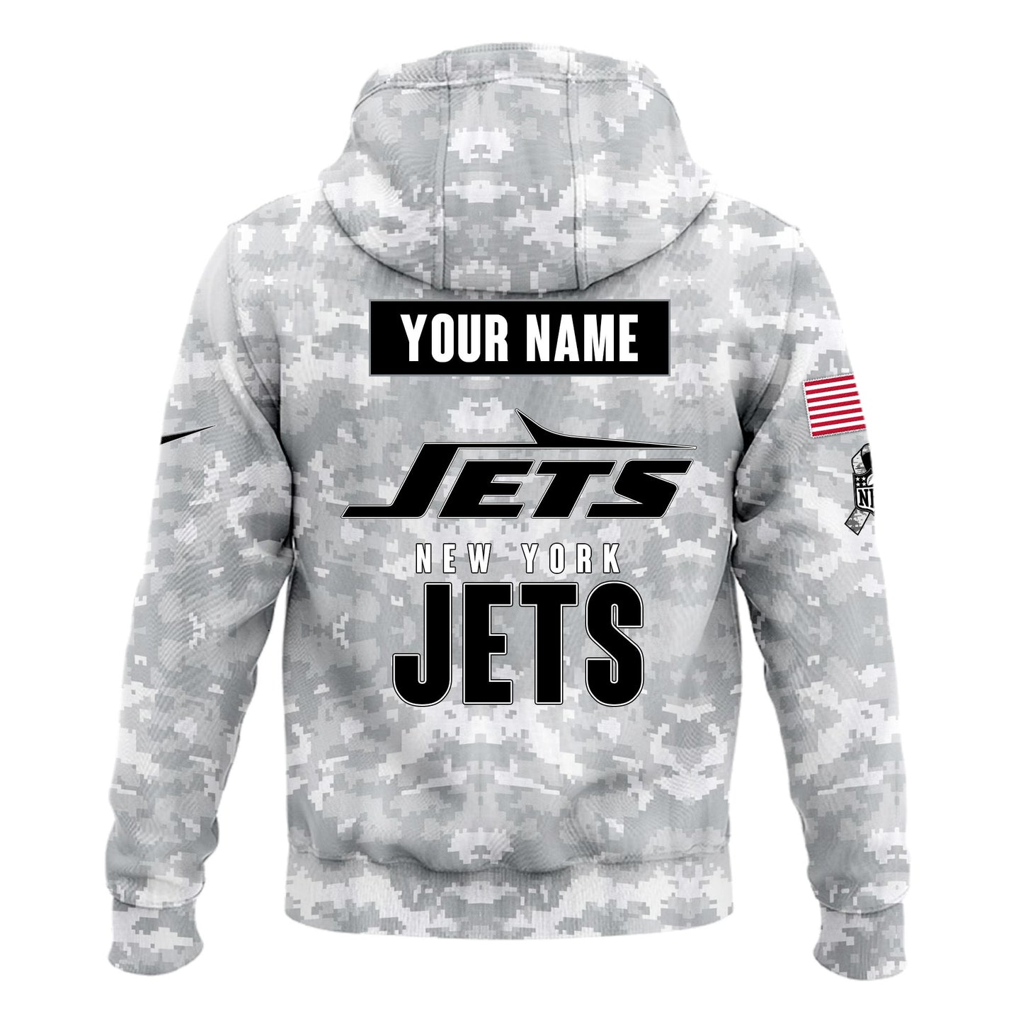 New York Jets Arctic Camo 2024 Salute to Service Club Hoodie 2024 Limited Edition, Salute to Service 2024