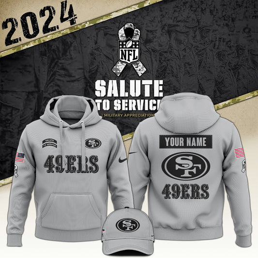 San Francisco 49ers Arctic Camo 2024 Salute to Service Club Hoodie 2024 Limited Edition, Salute to Service 2024