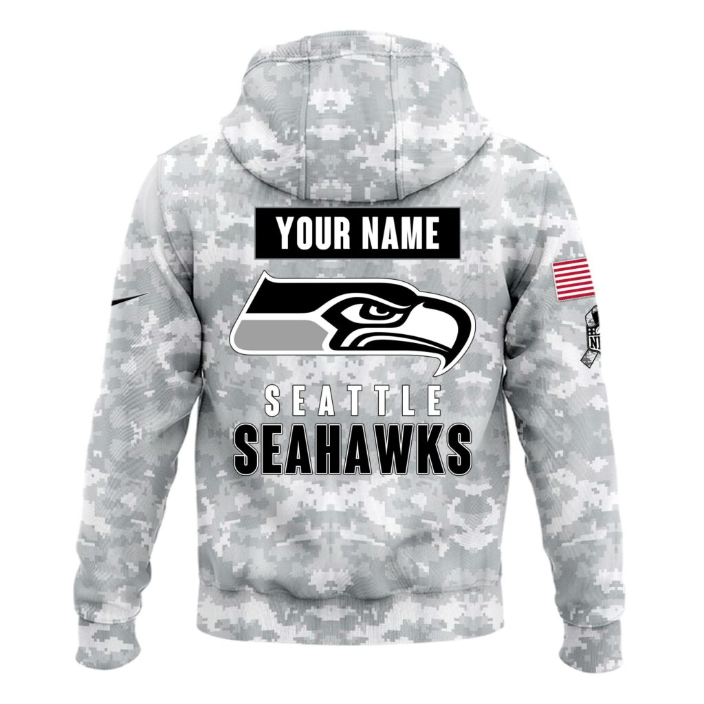 Seattle Seahawks Arctic Camo 2024 Salute to Service Club Hoodie 2024 Limited Edition, Salute to Service 2024