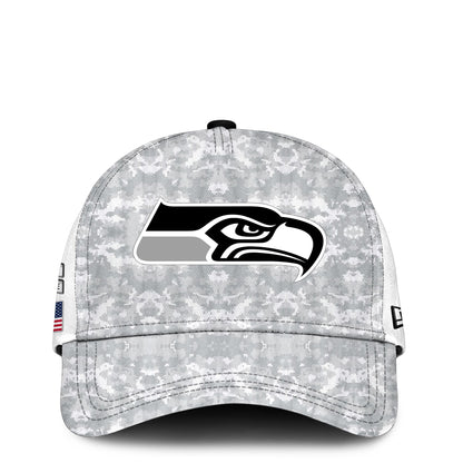 Seattle Seahawks Arctic Camo 2024 Salute to Service Club Hoodie 2024 Limited Edition, Salute to Service 2024