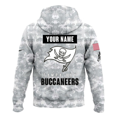 Tampa Bay Buccaneers Arctic Camo 2024 Salute to Service Club Hoodie 2024 Limited Edition, Salute to Service 2024