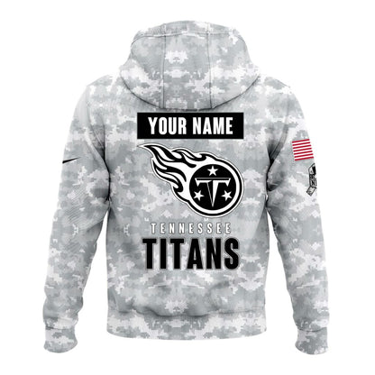 Tennessee Titans Arctic Camo 2024 Salute to Service Club Hoodie 2024 Limited Edition, Salute to Service 2024