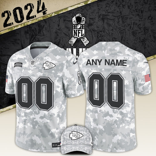 Kansas City Chiefs Arctic Camo 2024 Salute to Service Club Flash Sale! Jersey Limited Editions, Salute to Service 2024