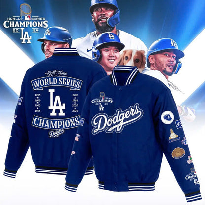 Los Angeles Dodgers 2024 World Series Champions Baseball jacket