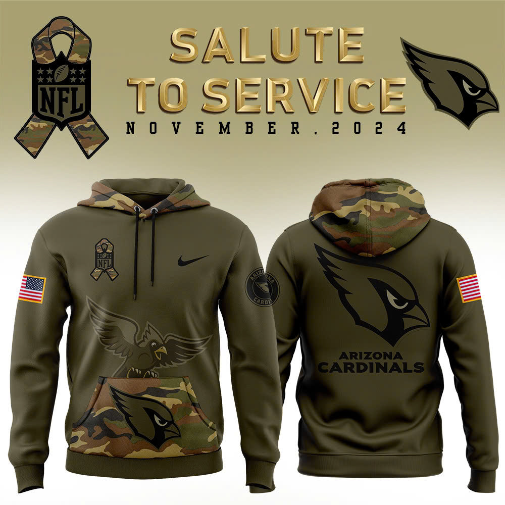 Full Team Camo 2024 Salute to Service Club Fleece Pullover Hoodie, Salute to Service 2024